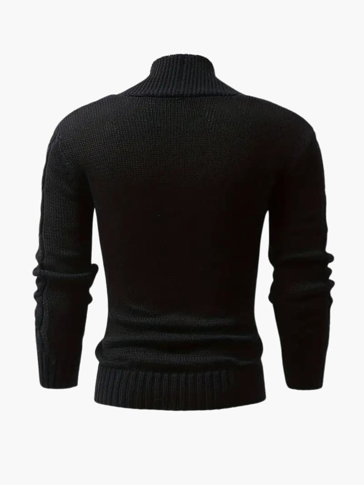 Teun | Pullover aus weichem Rippenstrickgewebe