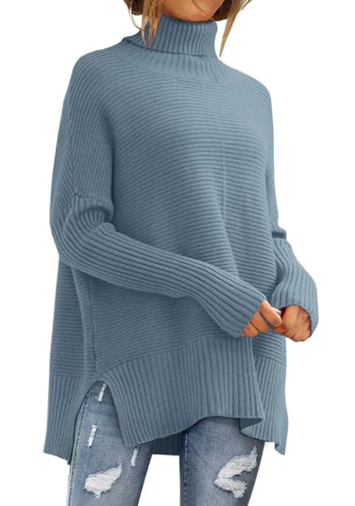 Elin | Rollkragenpullover aus grobem Strick