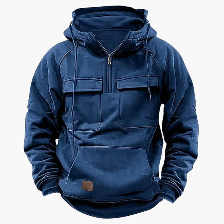 Anton | Funktionaler Taktik-Hoodie mit Reißverschluss