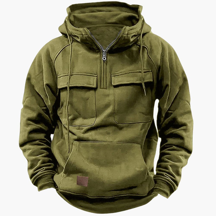 Anton | Funktionaler Taktik-Hoodie mit Reißverschluss