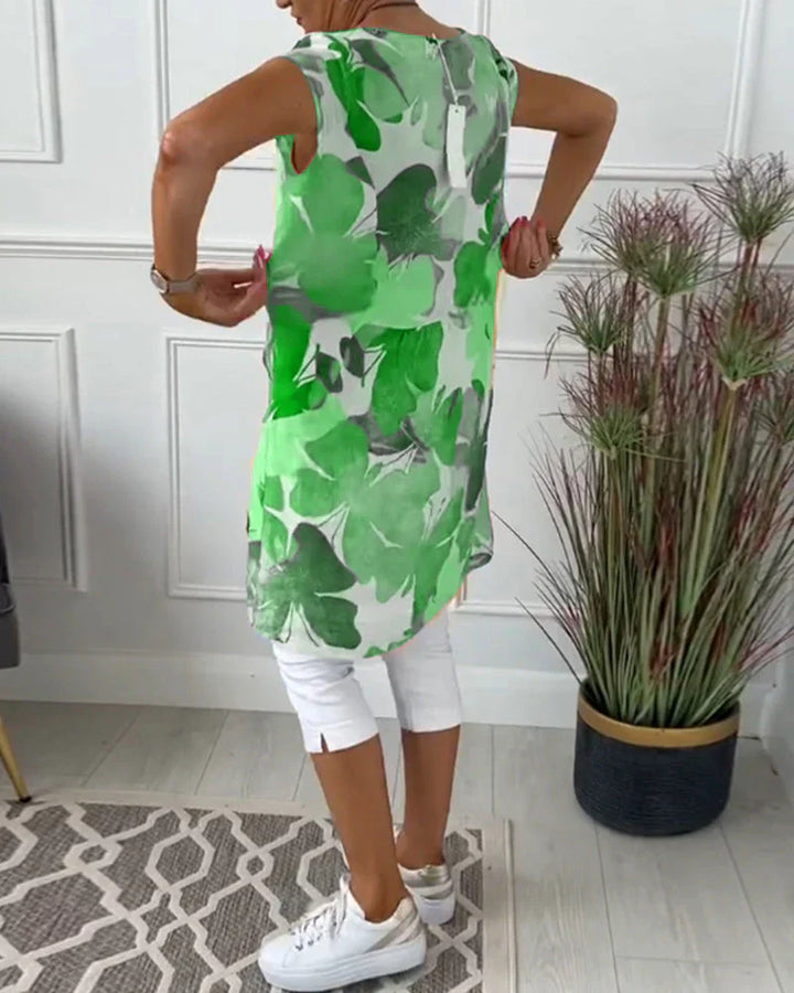 Caren | Lange Bluse mit fließendem Schnitt