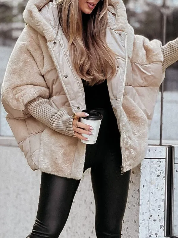 Lilly | Gefütterte Damenjacke mit Kapuze