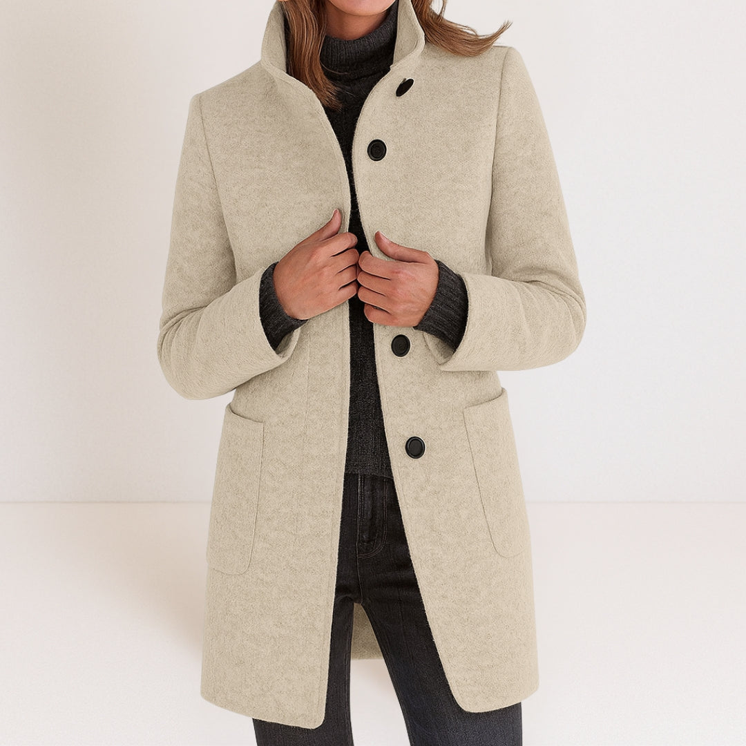 Victoria | Damenjacke mit hohem Kragen luxuriös