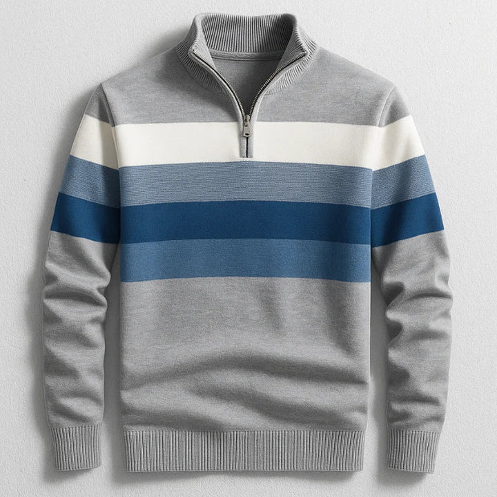 Finn | Herren-Pullover gestreift klassisch & modern