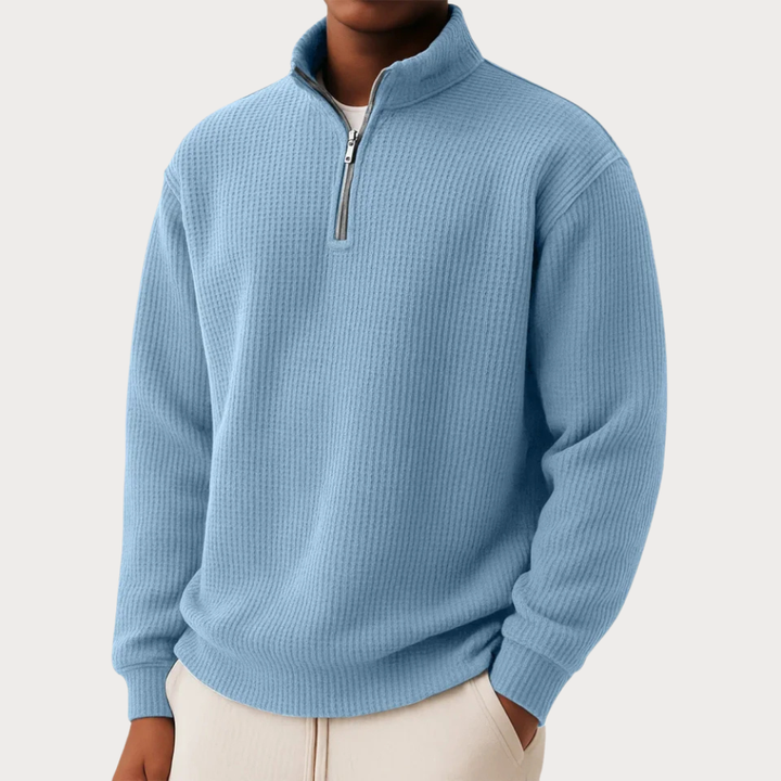 Jonas | Eleganter Zip Pullover für jeden Tag