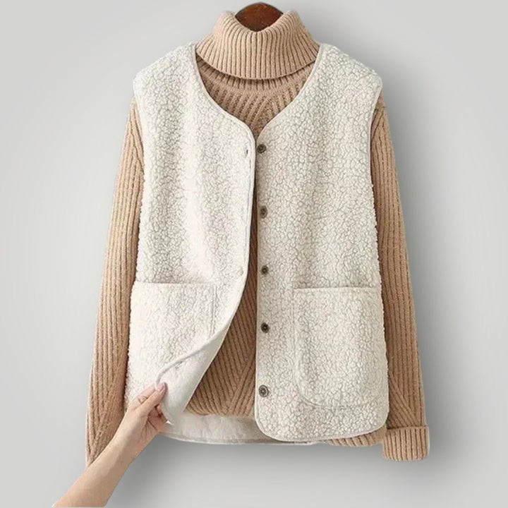 Chloe | Fleece-Weste für kalte Tage und Outdoor-Aktivitäten