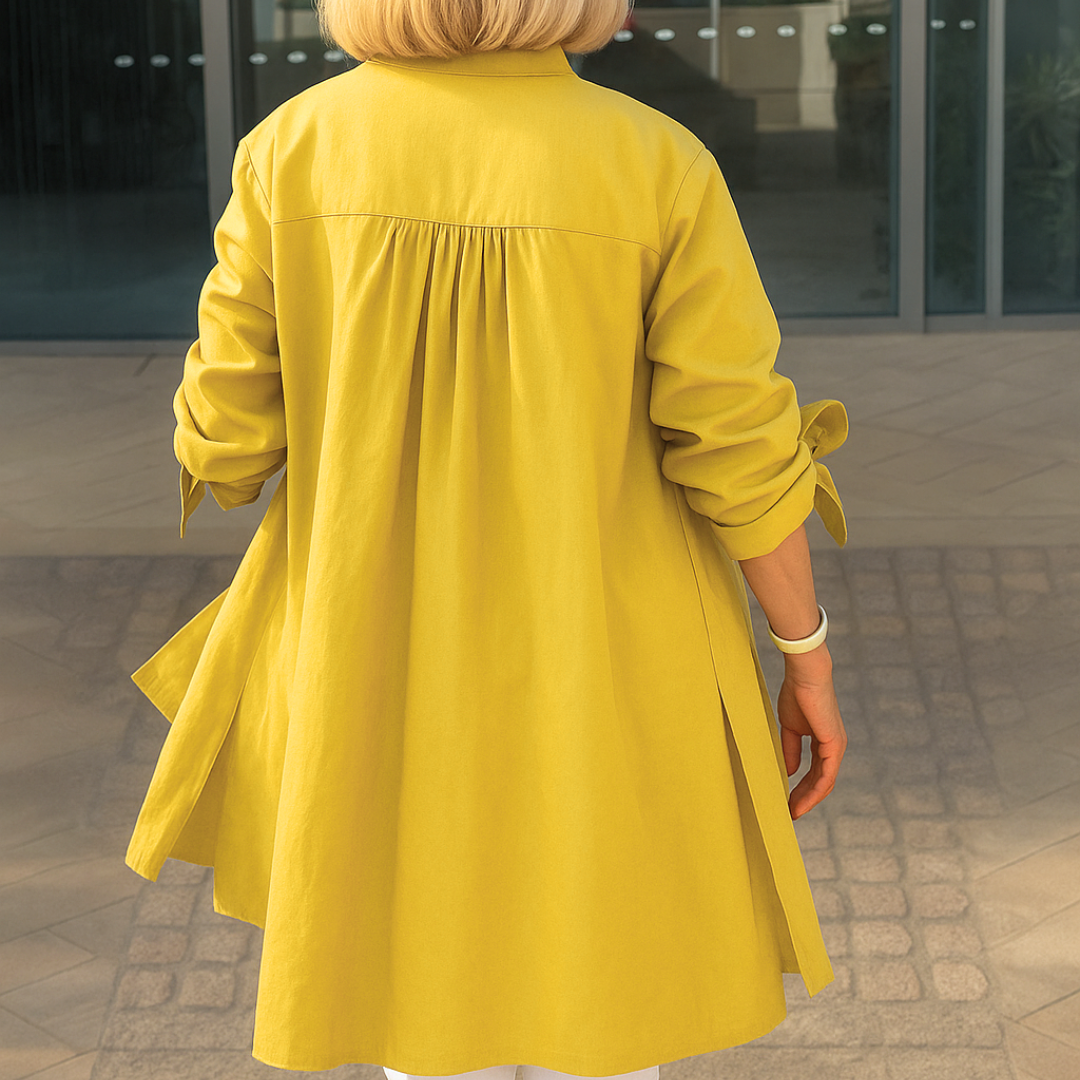 Margaret | Elegante Bluse mit Schleifenärmeln