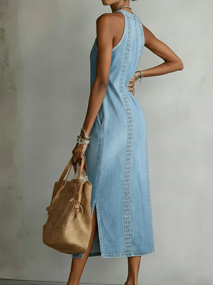 Mila | Elegantes Denim Kleid Damen Look