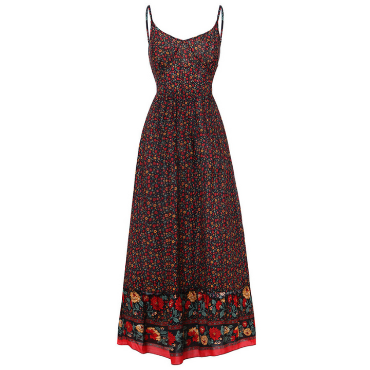 Böhmisches Kleid mit Trägern | AMY für unbeschwerte Sommertage