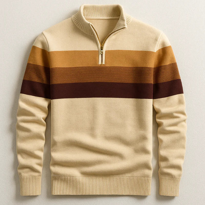 Finn | Herren-Pullover gestreift klassisch & modern