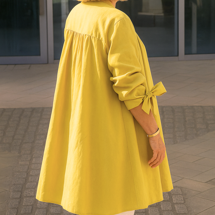 Margaret | Elegante Bluse mit Schleifenärmeln