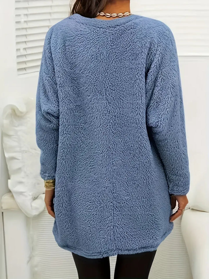 Elfrieda | Flauschiger Fleecepullover für Damen