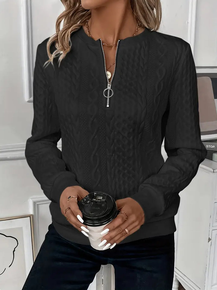 Lucia | Pullover mit Reißverschluss für Damen