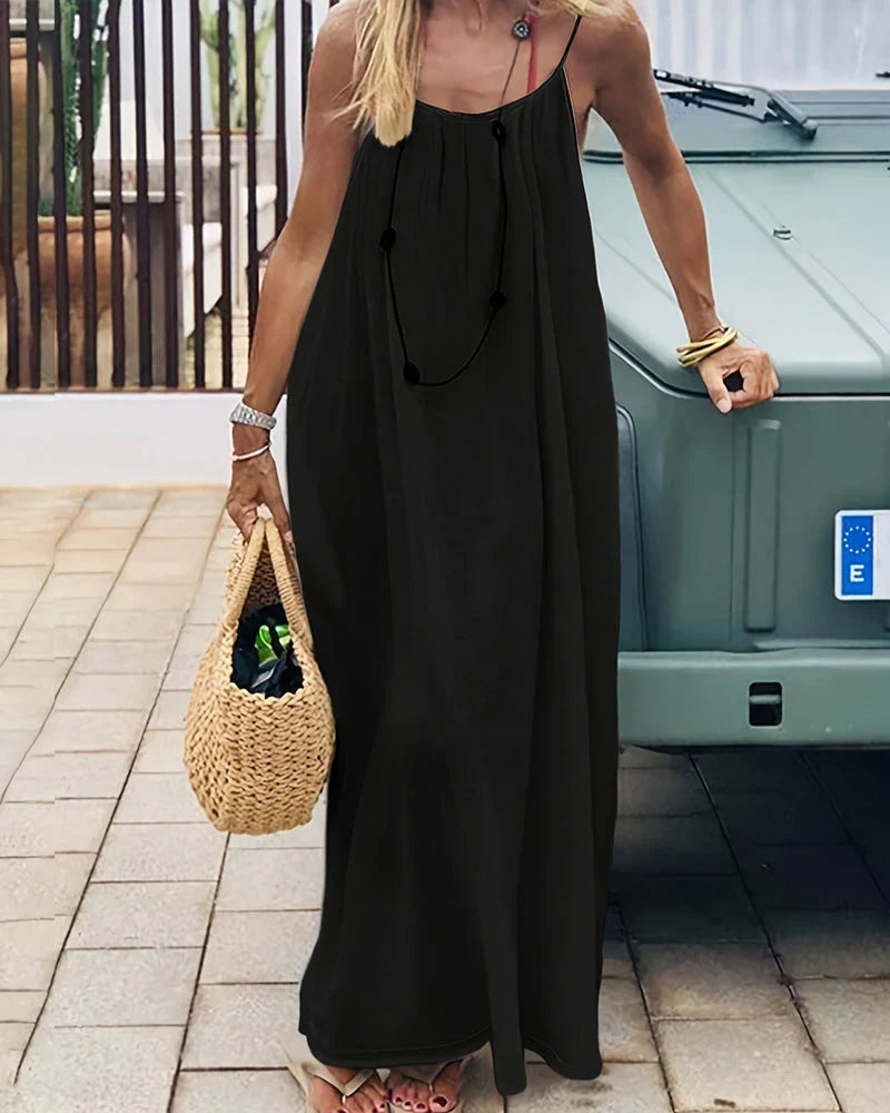 Clara | Damen Maxikleid leicht & modisch geschnitten