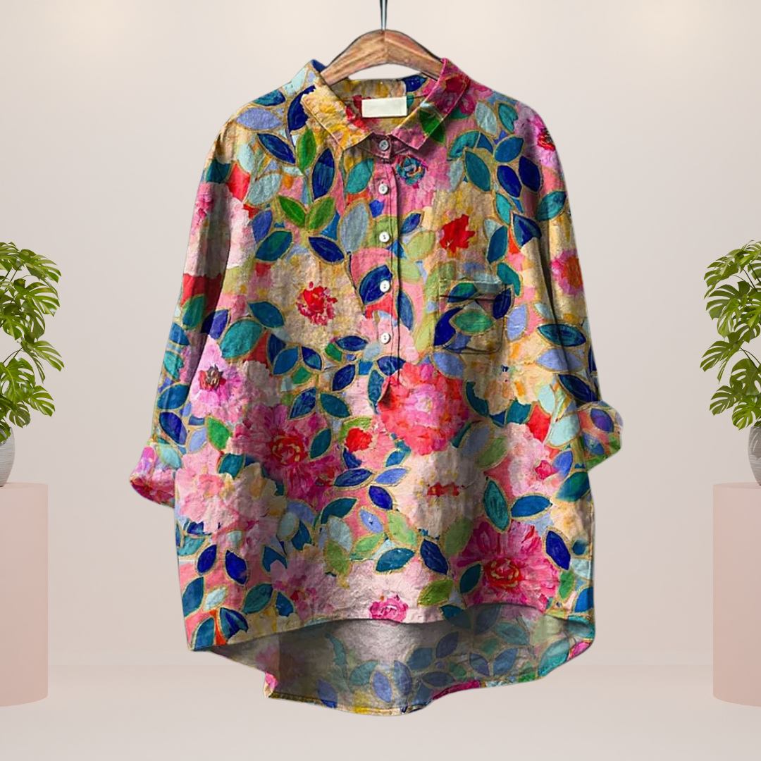 Freya | Modisches Kunstshirt mit auffälligem Druckdesign