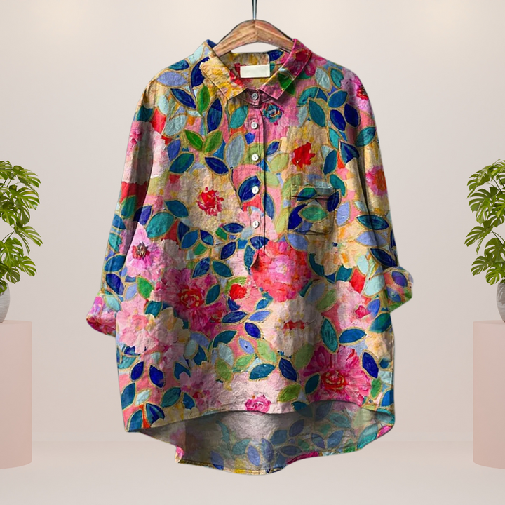 Freya | Modisches Kunstshirt mit auffälligem Druckdesign