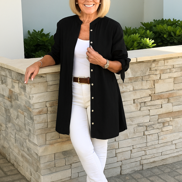 Margaret | Elegante Bluse mit Schleifenärmeln