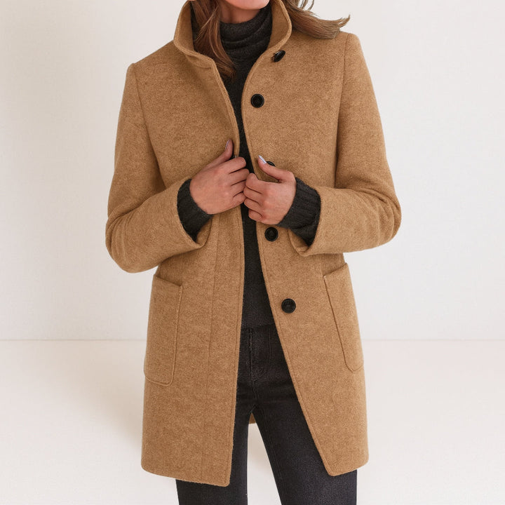 Victoria | Damenjacke mit hohem Kragen luxuriös