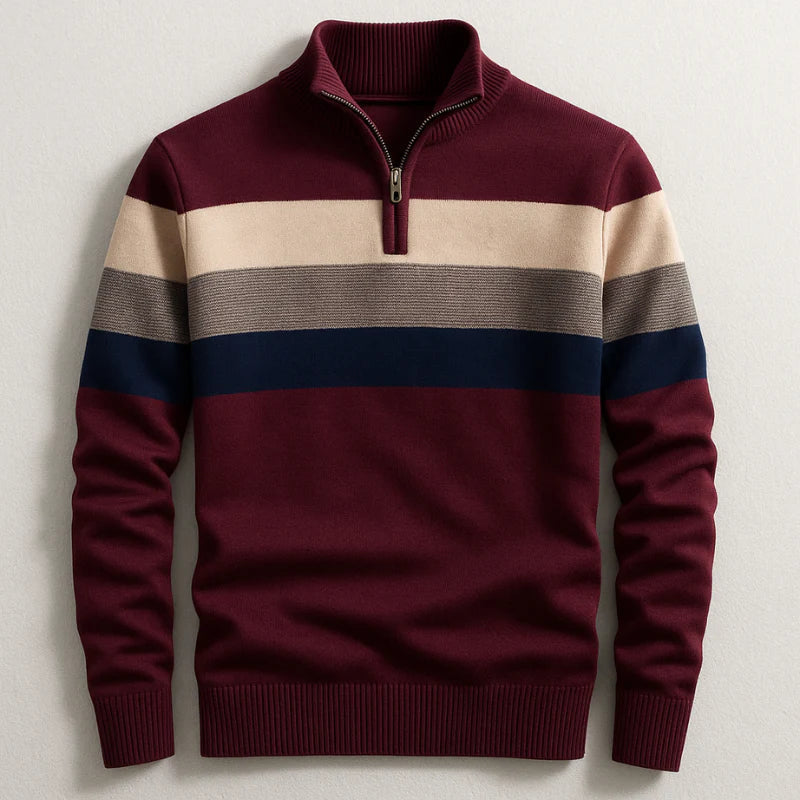 Finn | Herren-Pullover gestreift klassisch & modern