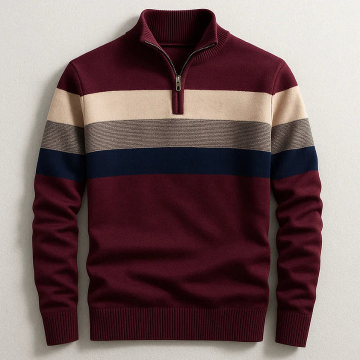 Finn | Herren-Pullover gestreift klassisch & modern