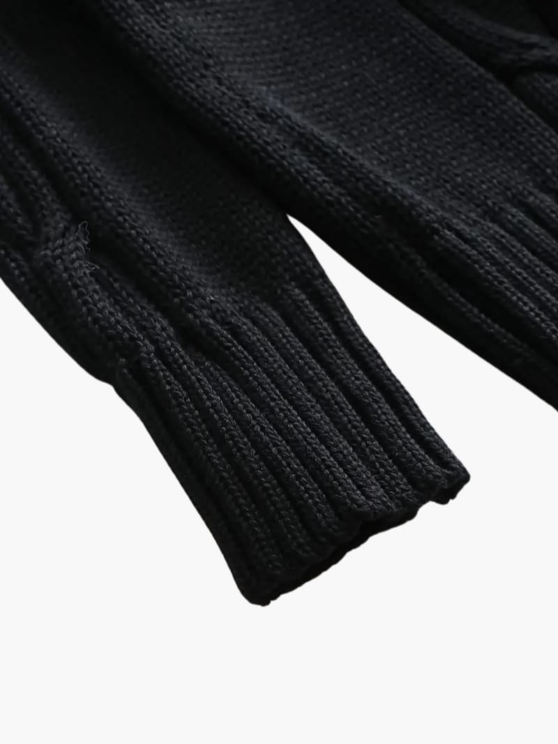 Teun | Pullover aus weichem Rippenstrickgewebe