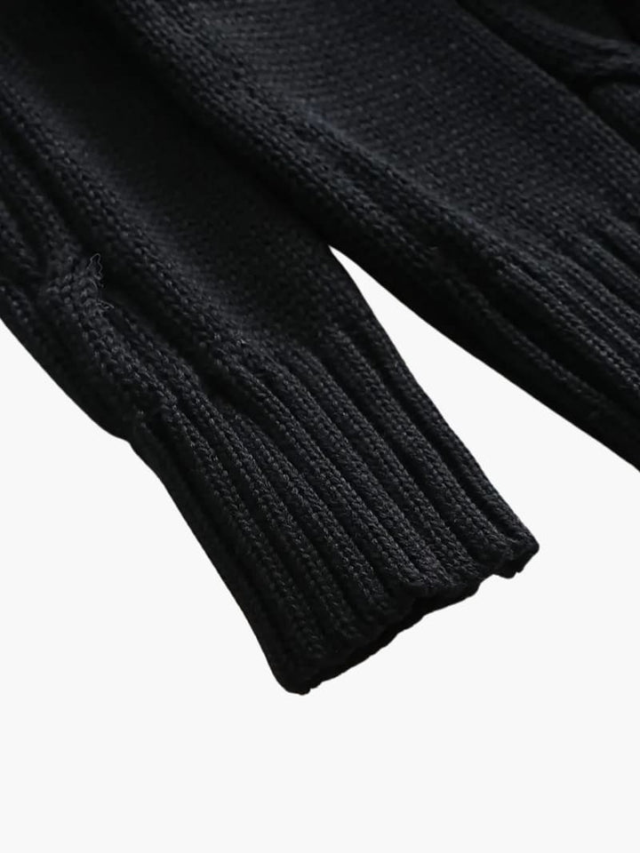 Teun | Pullover aus weichem Rippenstrickgewebe