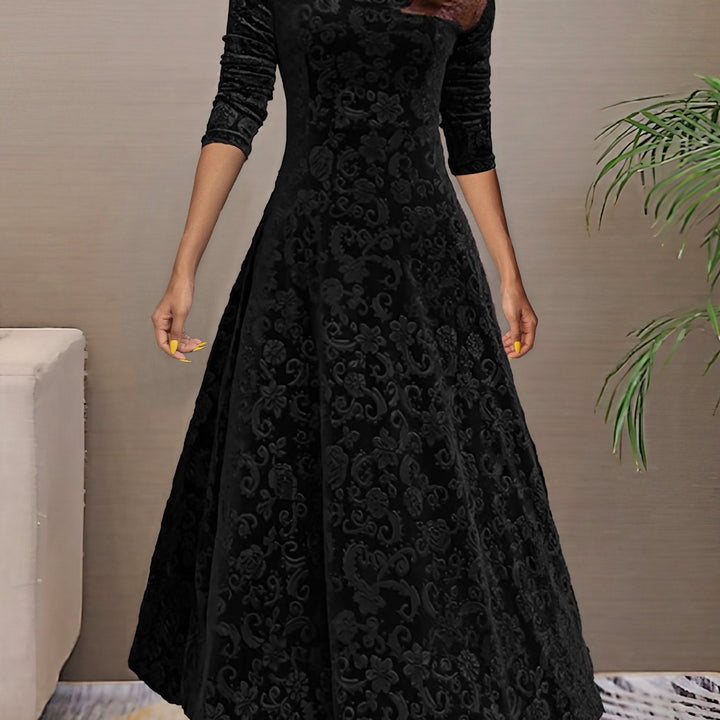 Amelia | Stilvolles Samtkleid Damen elegant chic