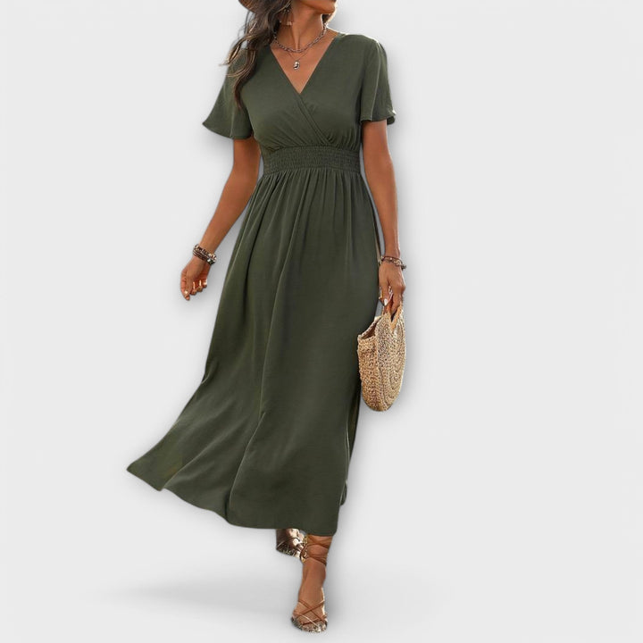 Julia | Edles Kleid mit Ärmeln Damen