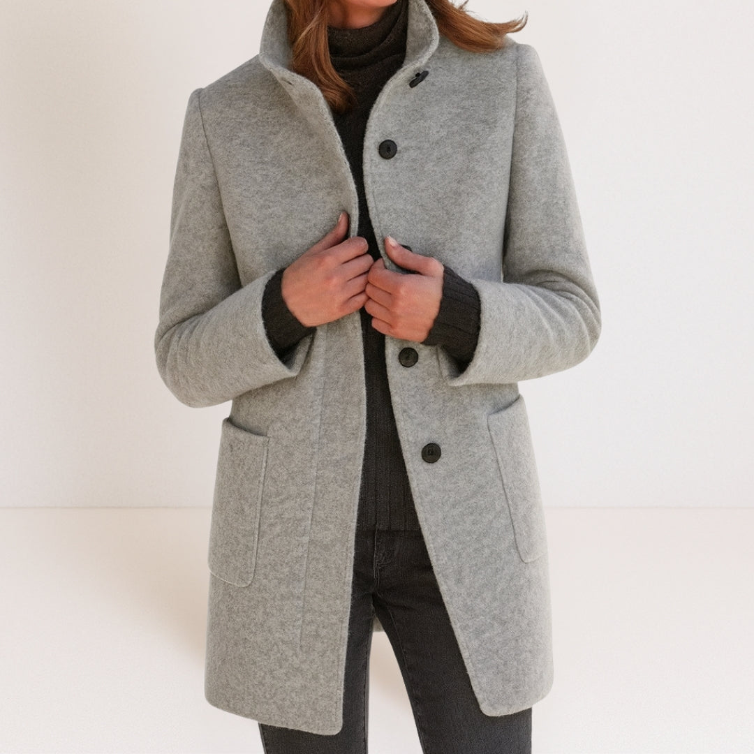 Victoria | Damenjacke mit hohem Kragen luxuriös