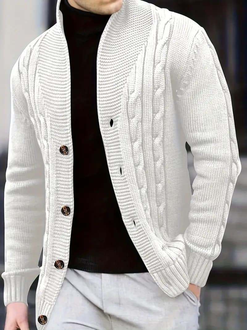 Teun | Pullover aus weichem Rippenstrickgewebe
