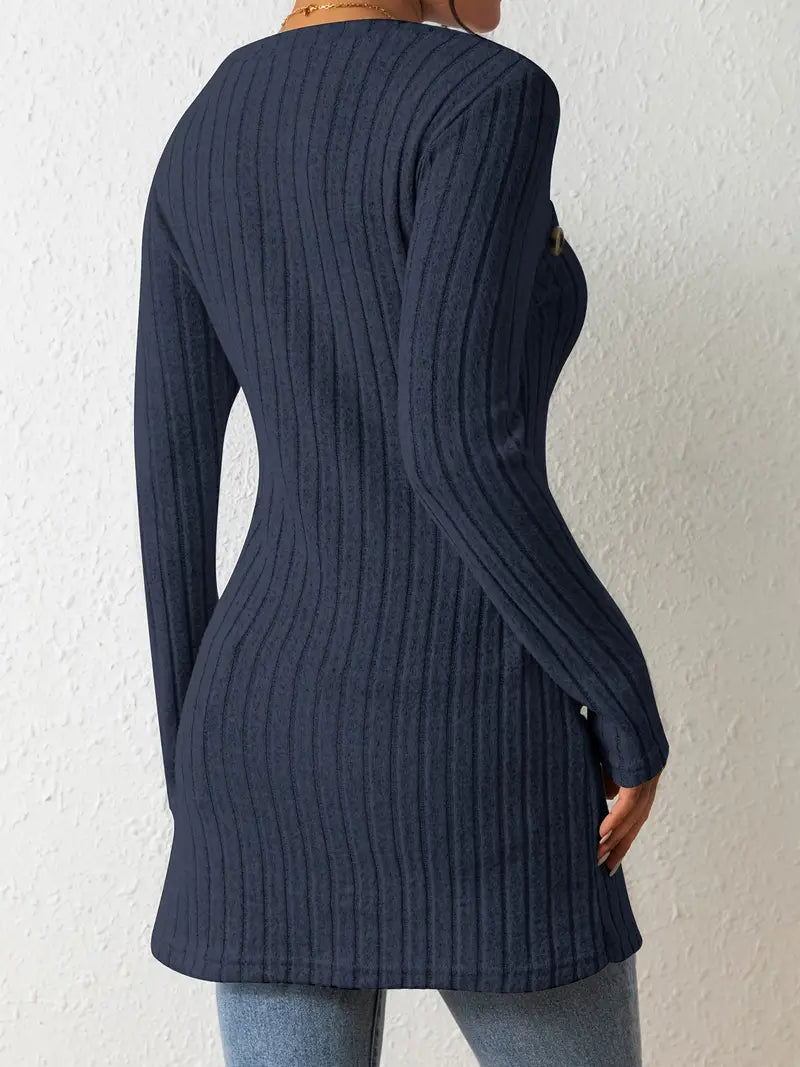 Camille | Asymmetrisches Oberteil mit Knopfdetails
