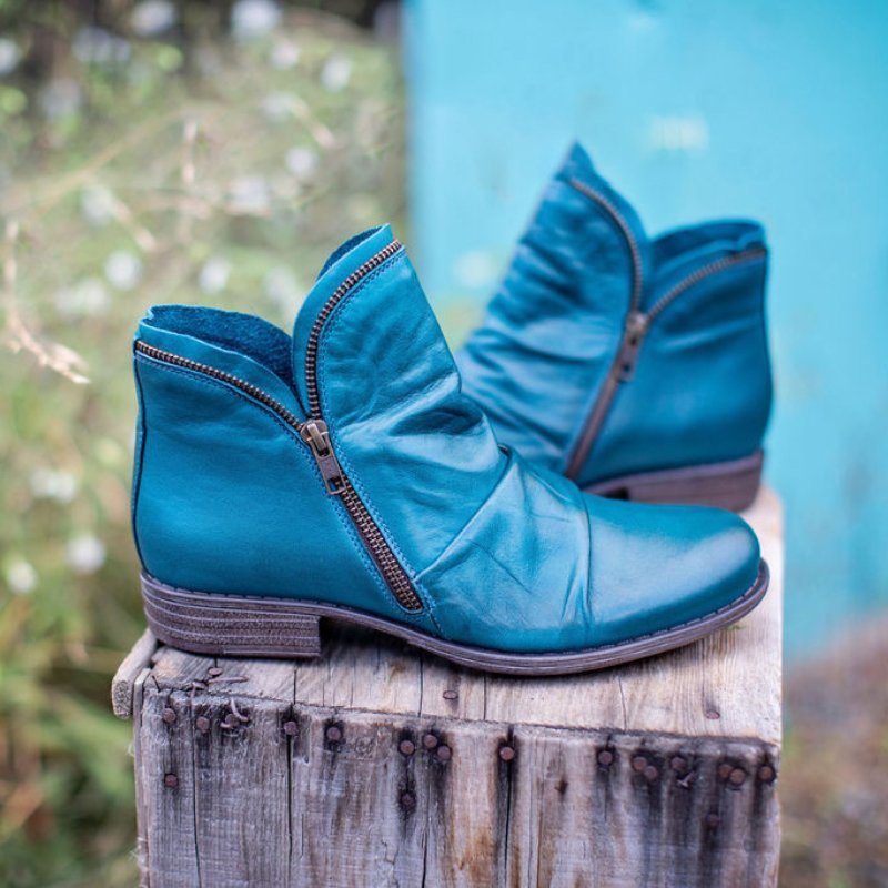 Anton | Hochwertige Lederstiefel mit Reißverschluss