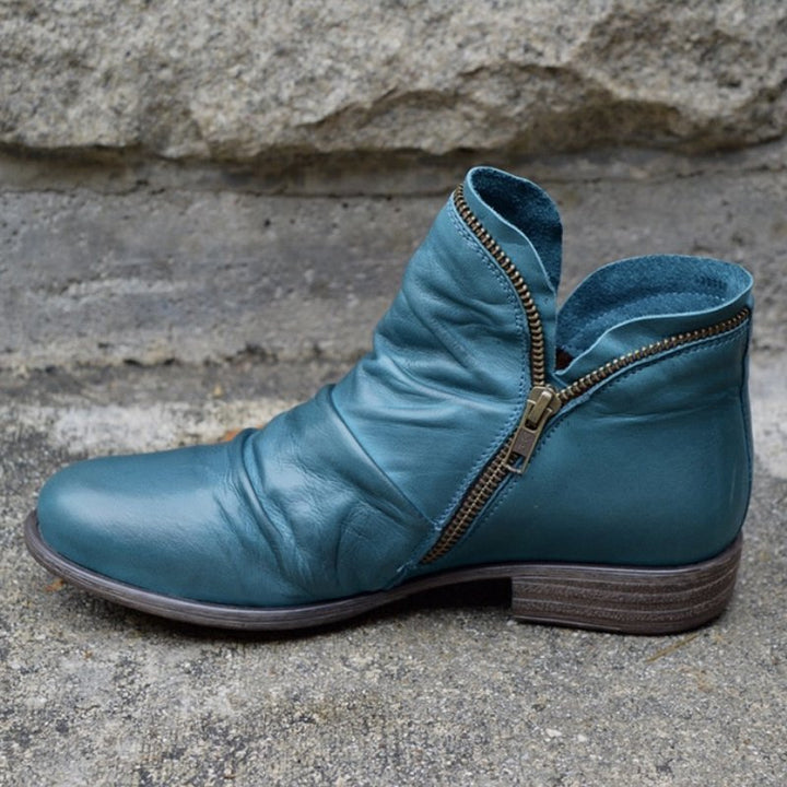 Anton | Hochwertige Lederstiefel mit Reißverschluss