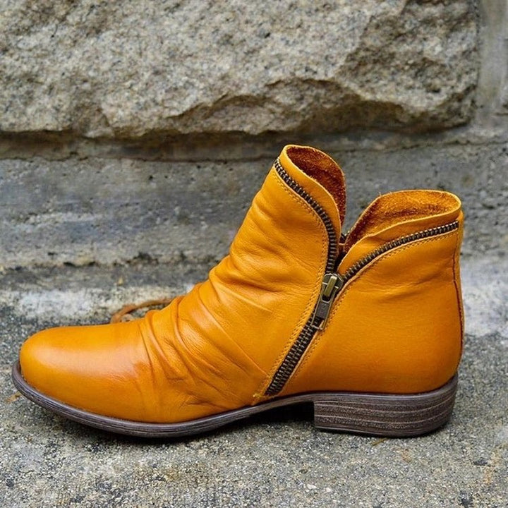 Anton | Hochwertige Lederstiefel mit Reißverschluss
