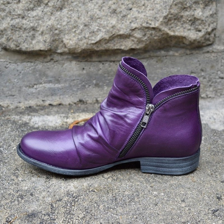 Anton | Hochwertige Lederstiefel mit Reißverschluss