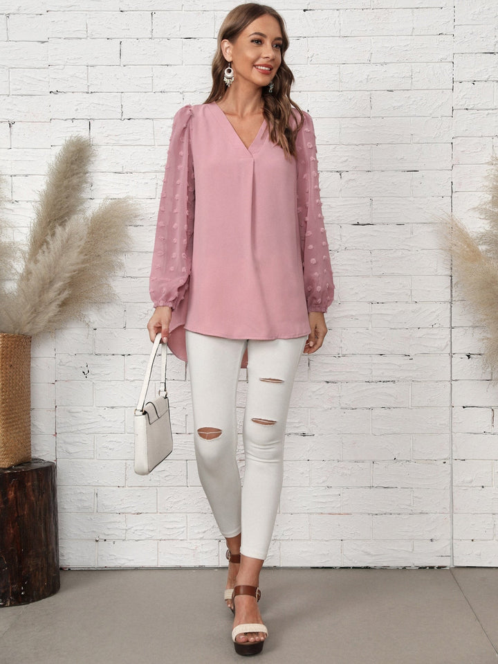 Luna Langarm | Bluse mit femininen Details für jeden Anlass