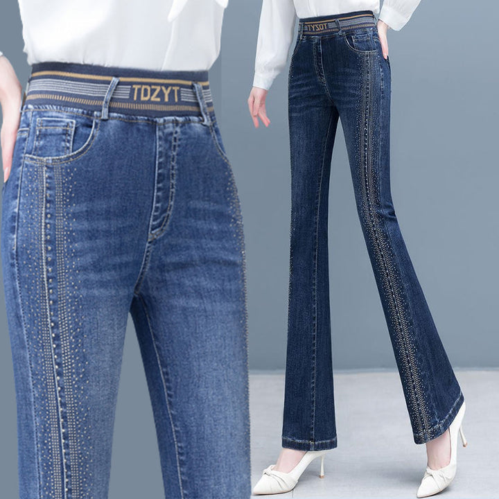 Neue Produkte | Stretch-Jeans mit hoher Taille für Damen