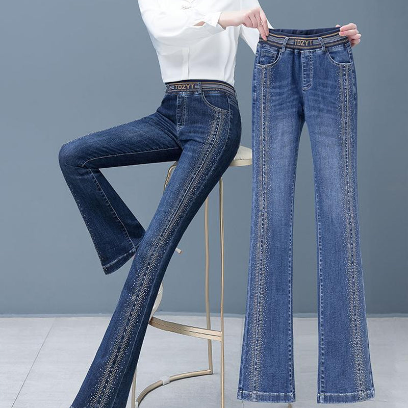 Neue Produkte | Stretch-Jeans mit hoher Taille für Damen