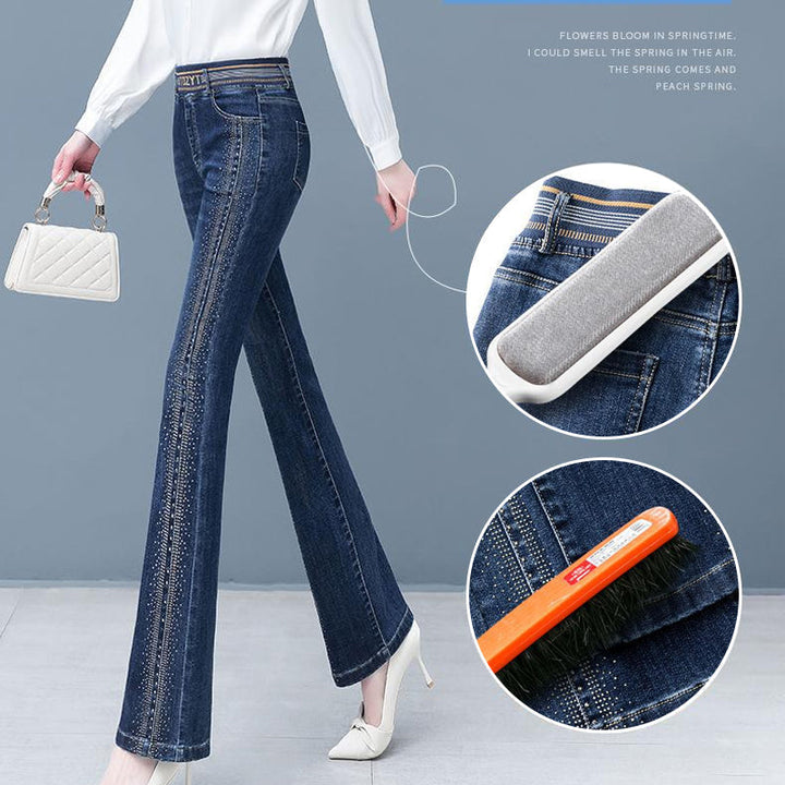 Neue Produkte | Stretch-Jeans mit hoher Taille für Damen
