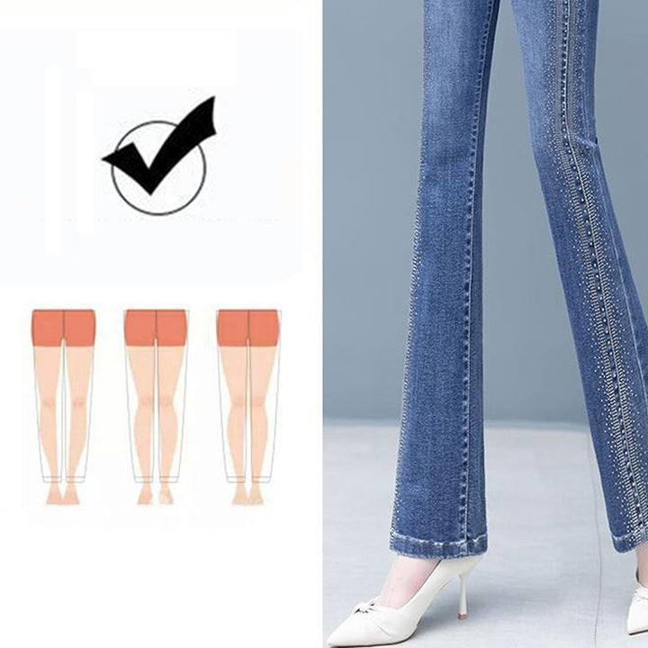 Neue Produkte | Stretch-Jeans mit hoher Taille für Damen