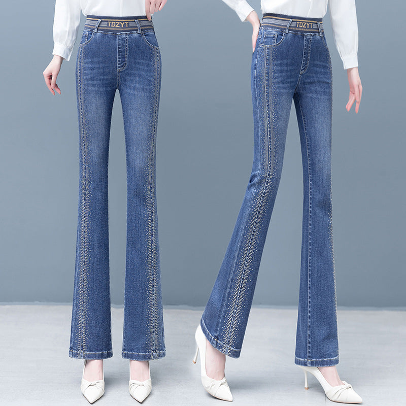 Neue Produkte | Stretch-Jeans mit hoher Taille für Damen