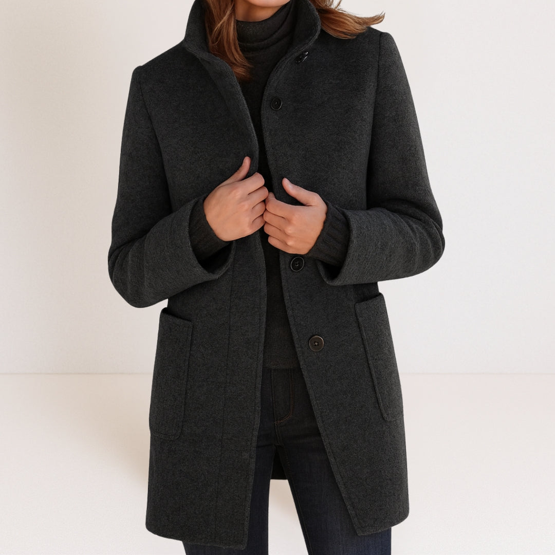 Victoria | Damenjacke mit hohem Kragen luxuriös