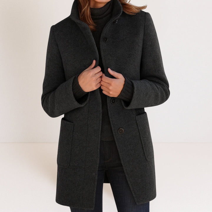 Victoria | Damenjacke mit hohem Kragen luxuriös
