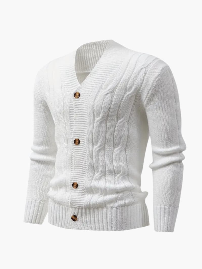 Teun | Pullover aus weichem Rippenstrickgewebe