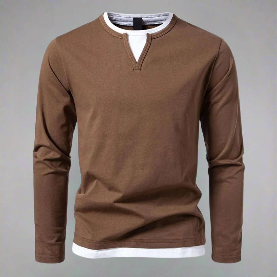 Ryan | Moderner Pullover mit V-Ausschnitt und Stil