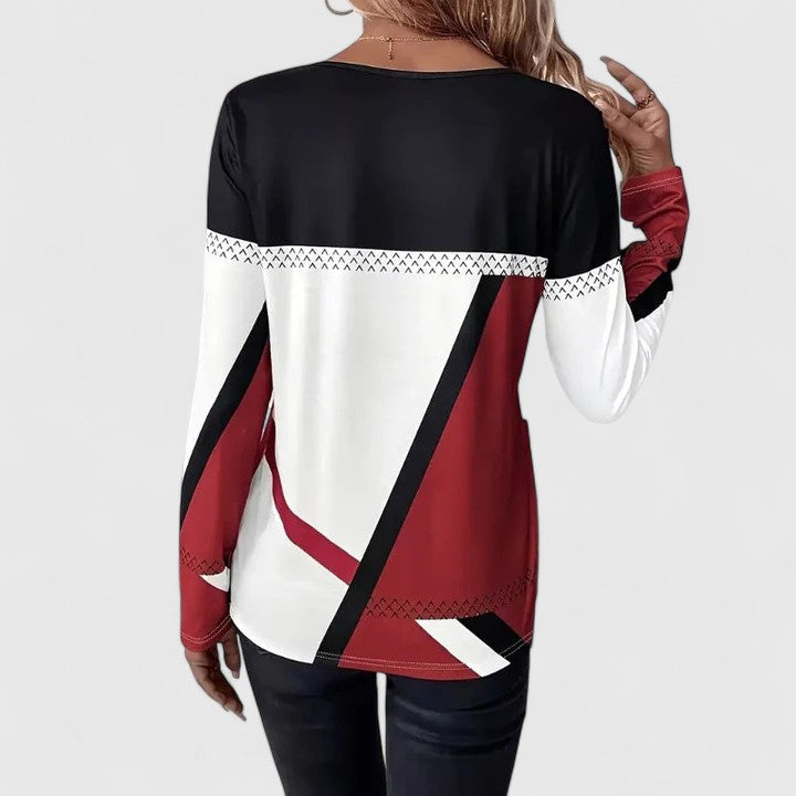 Nina | Damen Pullover modern & stilvoll kombiniert