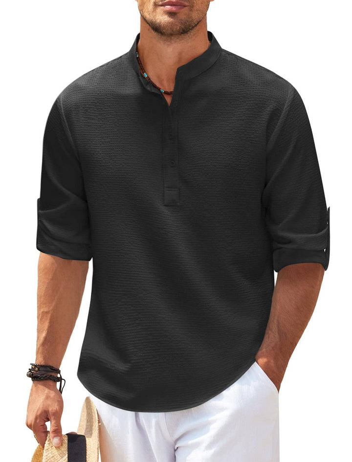 Noah | Elegantes Leinenhemd Herren Stil