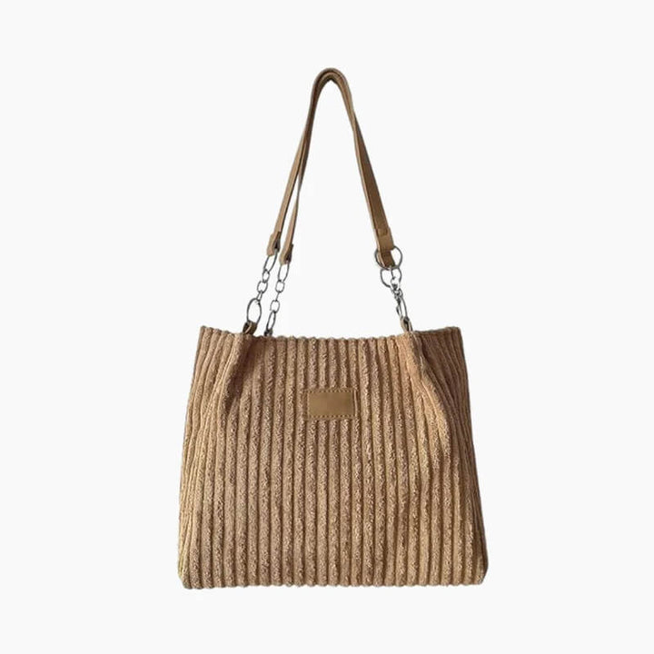 Samt-Tasche mit Reißverschluss für stilvollen Komfort unterwegs