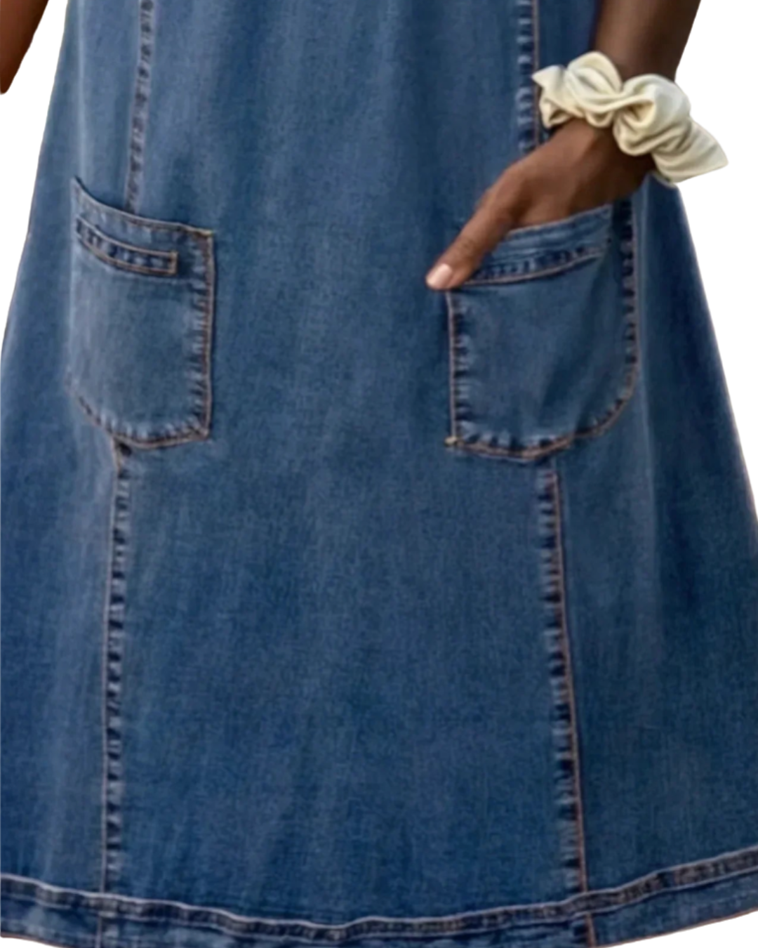 Livia | Weiches Denimkleid mit elegantem Look