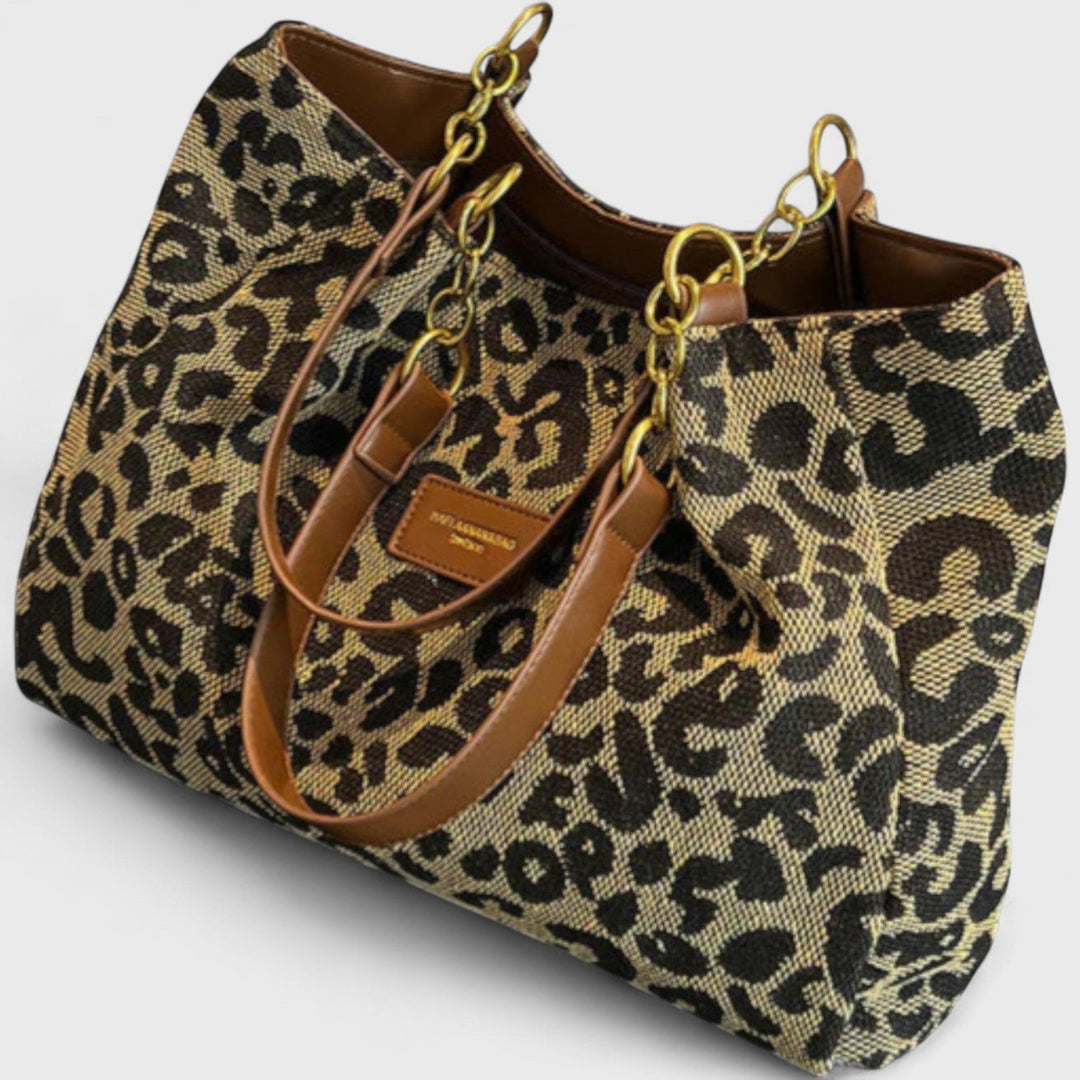 Isabelle | Große Tasche mit elegantem Leopardenmuster